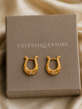 Vintage Horseshoe Hoop Earrings