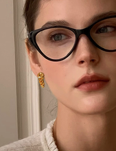 Textured Caterpillar Fringe Earrings