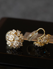 French Garden Flower Stud Earrings