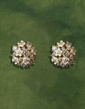 French Garden Flower Stud Earrings