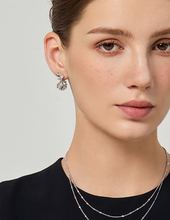Ginkgo Leaf Texture Stud Earrings